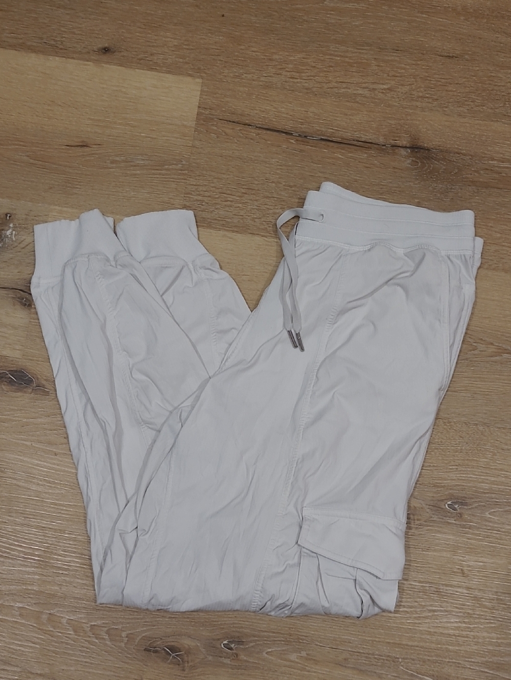Medium White Lululemon Dance Studio Joggers